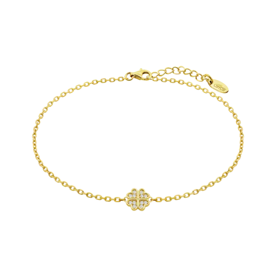 Pulsera Trébol Lotus Silver Lp3052-2/2 Plata, Mujer