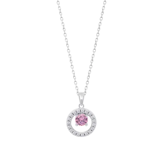 Collar Geométrico Lotus Silver Beyond Classics Lp3080-1/3 Plata, Mujer
