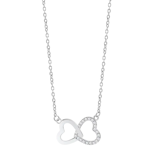 Collar Corazones Lotus Silver Lp3093-1/1 Plata, Mujer