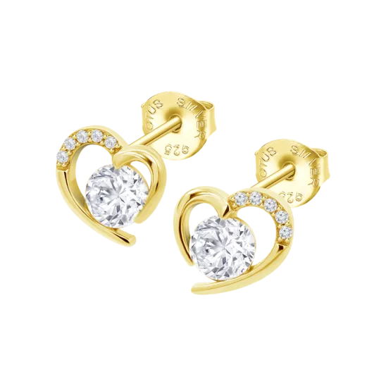 Pendientes Corazón Lotus Silver Lp3106-4/4 Plata, Mujer