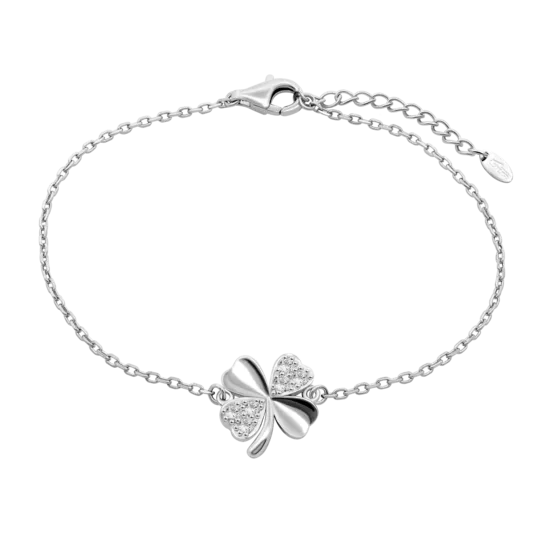Pulsera Trébol Lotus Silver Lp3108-2/1 Plata, Mujer