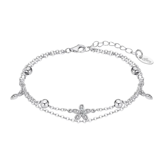 Pulsera Estrella Lotus Silver Lp3178-2/1 Plata, Mujer