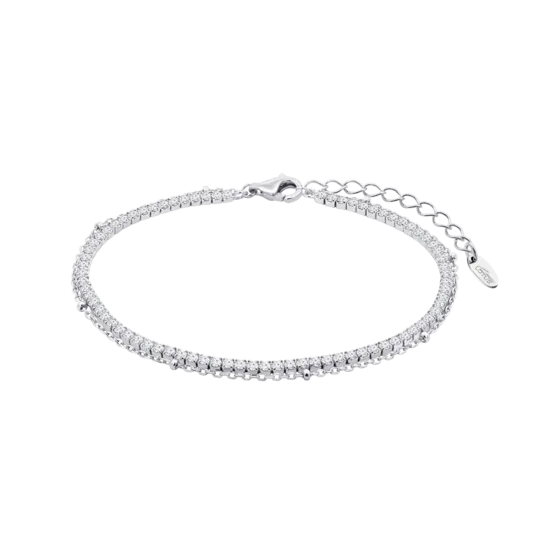 Pulsera Cadena Lotus Silver Pure Essential Lp3181-2/1 Plata, Mujer