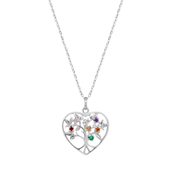 Collar Árbol De La Vida Lotus Silver Tree Of Life Lp3199-1/1 Plata, Mujer
