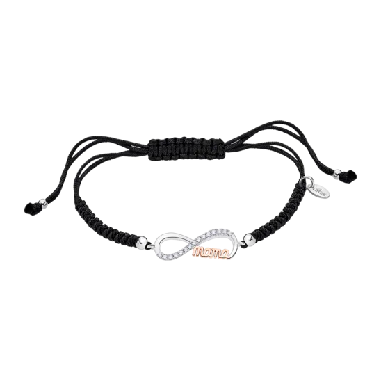 Pulsera Infinito Lotus Silver Mother's Love Lp3213-2/2 Plata, Mujer