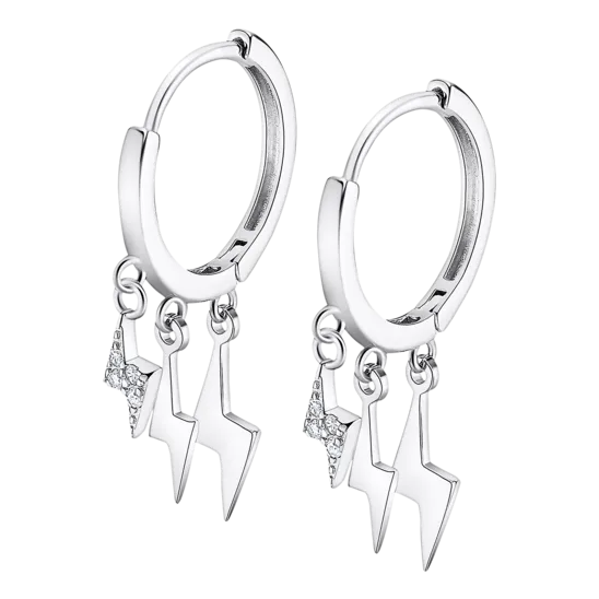 Pendientes Rayo Lotus Silver Lp3273-4/1 Plata, Mujer