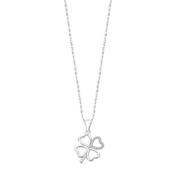 Collar Trébol Lotus Silver Lp3305-1/1 Plata, Mujer