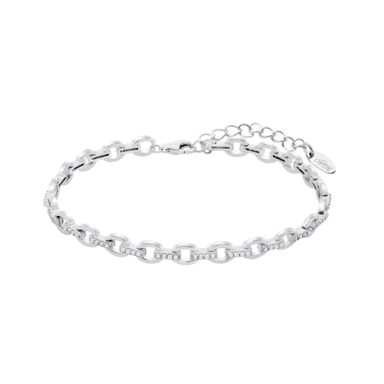 Pulsera Cadena Lotus Silver Lp3306-2/1 Plata, Mujer