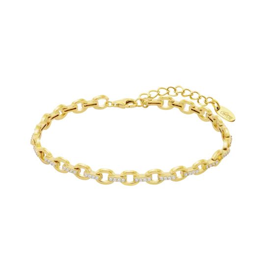 Pulsera Cadena Lotus Silver Lp3306-2/2 Plata, Mujer