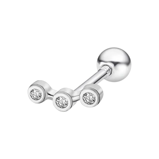 Piercing Lotus Silver Lp3377-9/1 Plata, Mujer