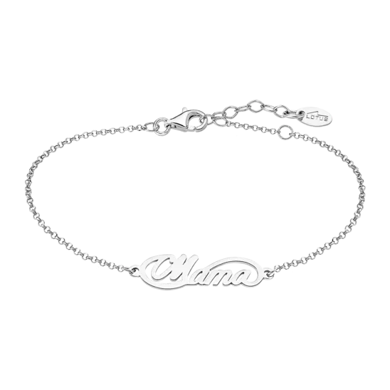 Pulsera Mamá Lotus Silver Lp3402-2/1 Plata, Mujer