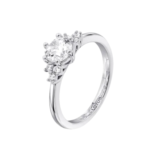 Anillo Lotus Silver Pure Essential Lp3443-3/116 Plata, Mujer
