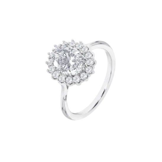 Anillo Geométrico Lotus Silver Lp3459-3/216 Plata, Mujer