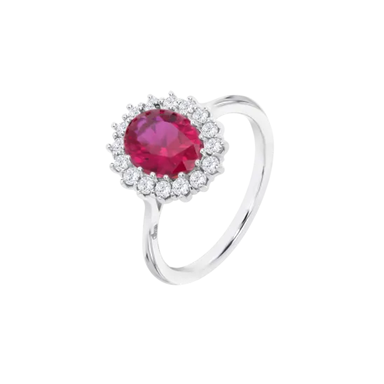Anillo Geométrico Lotus Silver Lp3459-3/412 Plata, Mujer