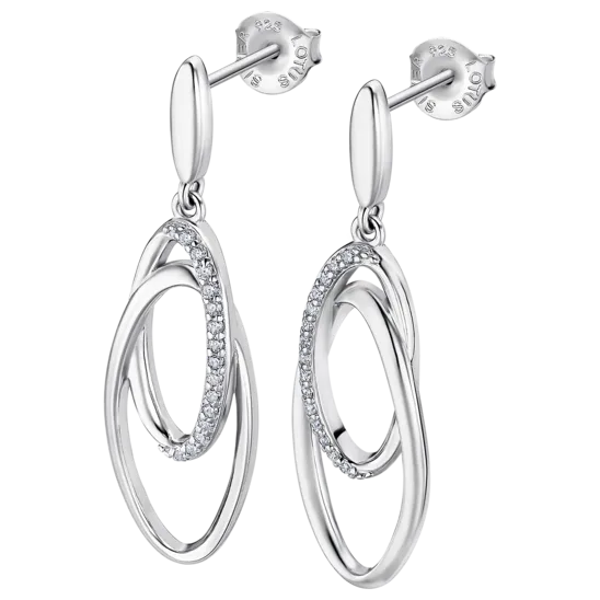 Pendientes Lotus Silver Pure Essential Lp3489-4/1 Plata, Mujer