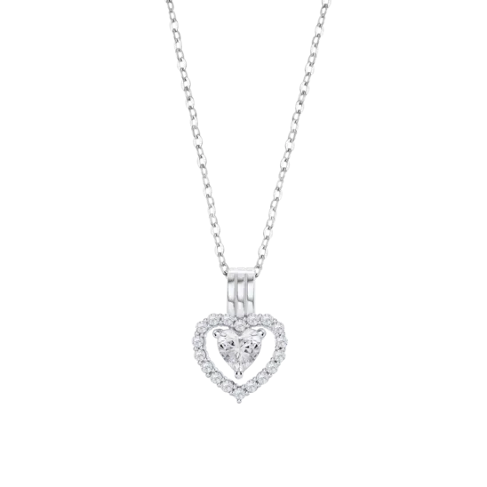 Collar Corazón Lotus Silver Sinfos Lp3555-1/1 Plata, Mujer