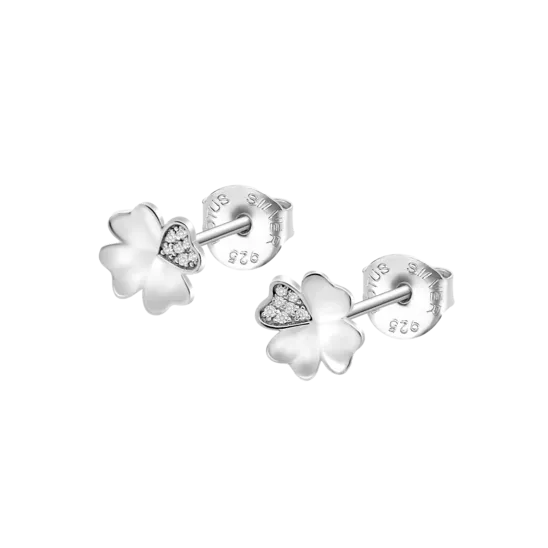 Pendientes Trébol Lotus Silver Mystic Lp3599-4/1 Plata, Mujer