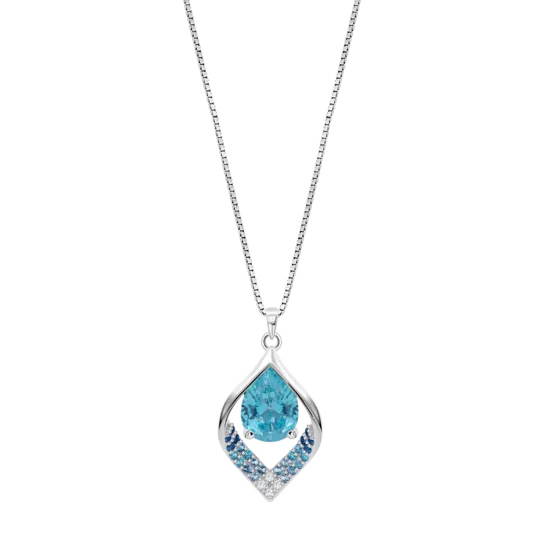 Collar Lotus Silver Colors Lp3711-1/4 Plata, Mujer