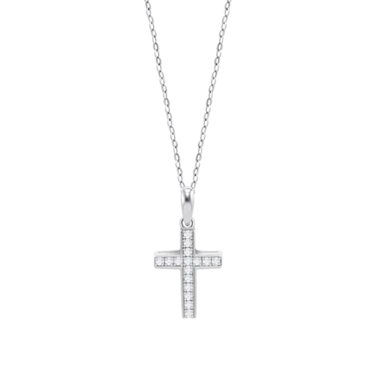 Collar Cruz Lotus Silver Lp3751-1/1 Plata, Mujer