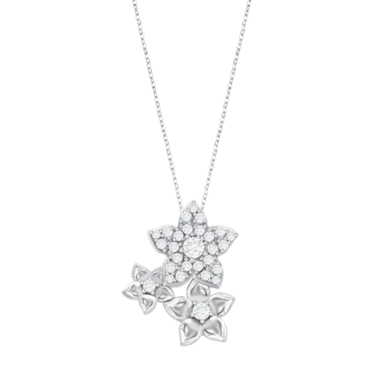 Collar Lotus Silver Trendy Lp3836-1/1 Plata, Mujer