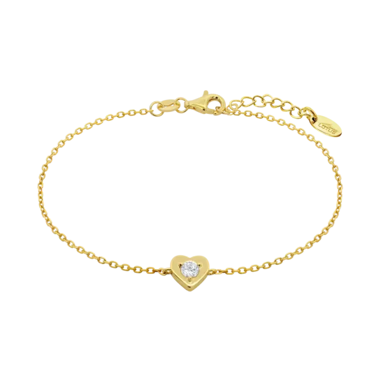 Pulsera Corazón Lotus Silver Lp3849-2/2 Plata, Mujer