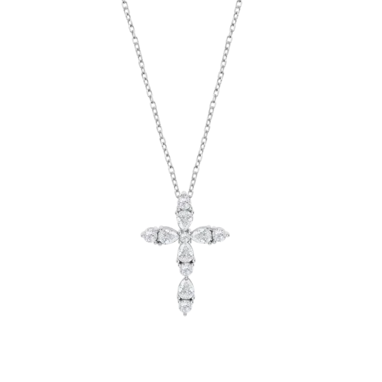 Collar Cruz Lotus Silver Lp3915-1/1 Plata, Mujer