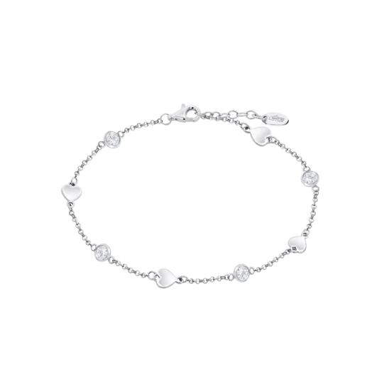 Pulsera Corazón Lotus Silver Moments Lp3924-2/1 Plata, Mujer
