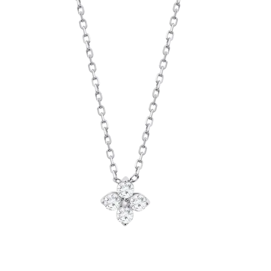Collar Flor Lotus Silver Beyond Classics Lp3926-1/1 Plata, Mujer