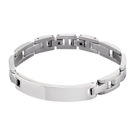 Pulsera Lotus Style Men In Black Ls1511-2/1 Acero, Hombre