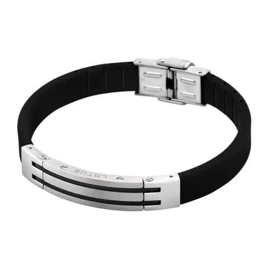 Pulsera Lotus Style Ls1521-2/2 Acero Inoxidable, Hombre