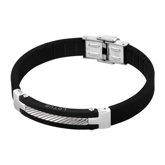 Pulsera Lotus Style Ls1522-2/2 Acero Inoxidable, Hombre