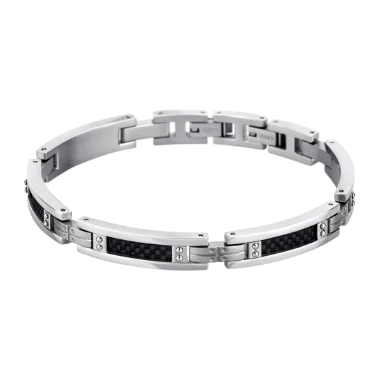 Pulsera Lotus Style Ls1650-2/1 Acero Inoxidable, Hombre