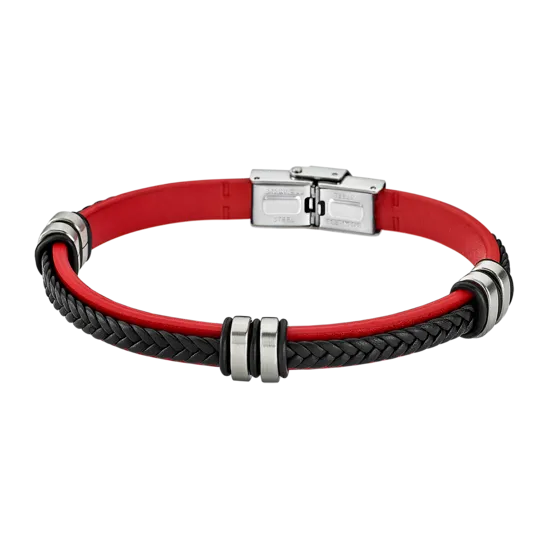 Pulsera Lotus Style Ls1829-2/3 Acero Inoxidable, Hombre