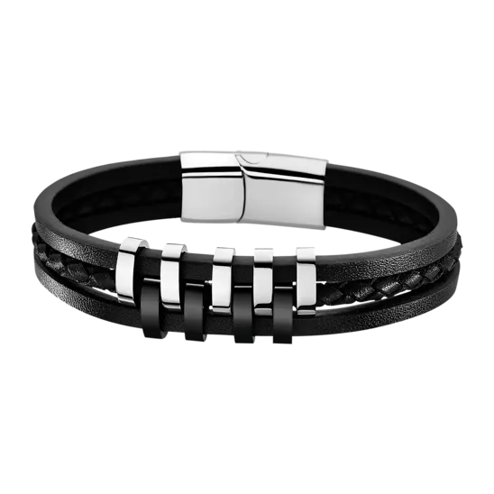 Pulsera Lotus Style Ls1838-2/1 Acero Inoxidable, Hombre