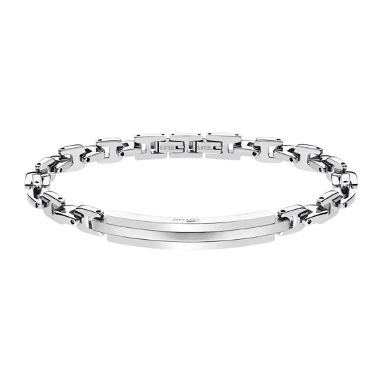 Pulsera Lotus Style Men In Black Ls1966-2/1 Acero, Hombre