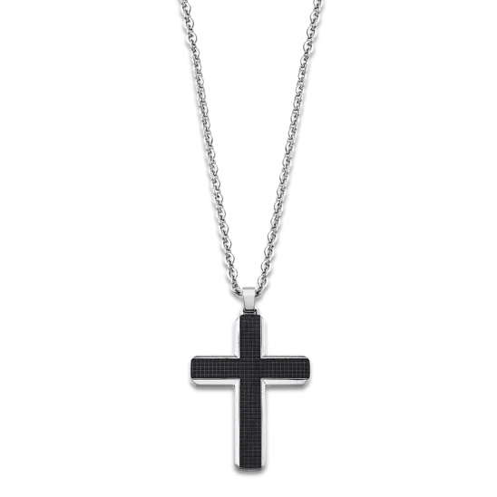 Collar Cruz Lotus Style Ls1986-1/1 Acero Inoxidable, Hombre