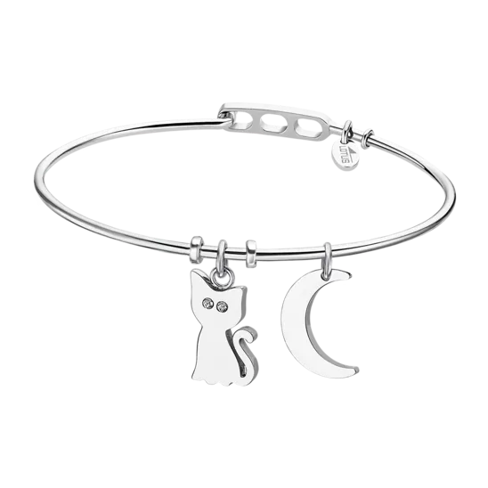 Pulsera Gato Lotus Style Ls2035-2/1 Acero, Mujer
