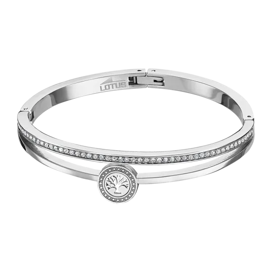 Pulsera Arbol Vida Lotus Style Ls2088-2/1 Acero Inoxidable, Mujer
