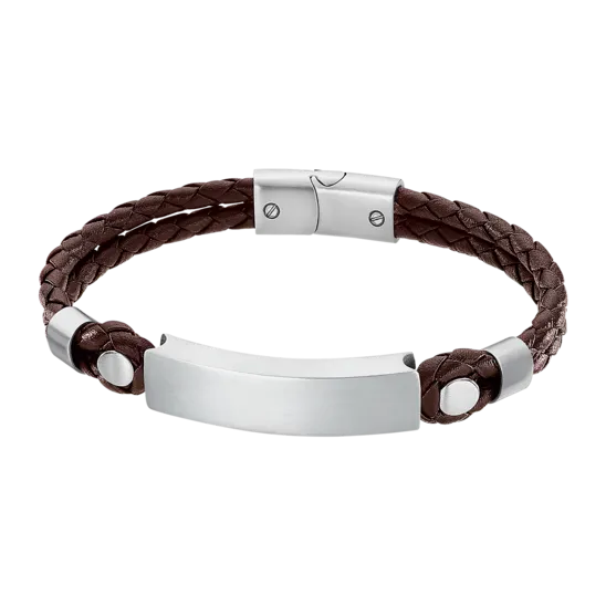 Pulsera Lotus Style Dark Style Ls2103-2/1 Acero, Hombre