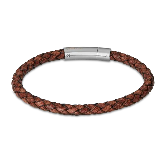 Pulsera Lotus Style Ls2141-2/3 Cuero, Hombre