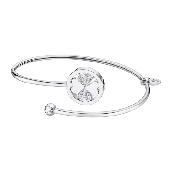 Pulsera Trébol Lotus Style Millennial Ls2169-2/1 Acero, Mujer