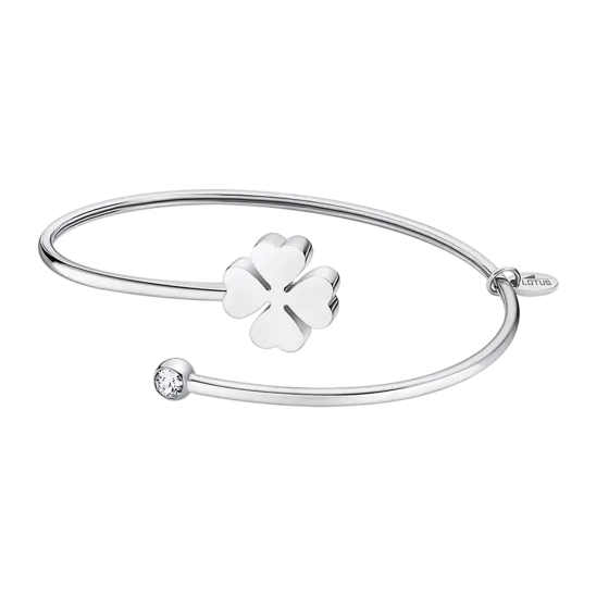 Pulsera Trébol Lotus Style Ls2169-2/5 Acero Inoxidable, Mujer