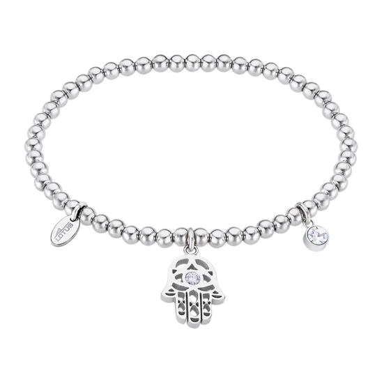 Pulsera Mano De Fatima Lotus Style Ls2170-2/3 Acero Inoxidable, Mujer