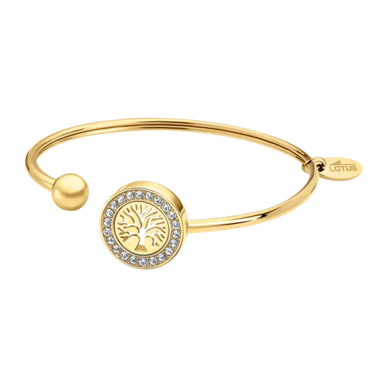 Pulsera Árbol De Vida Lotus Style Ls2181-2/2 Acero, Mujer