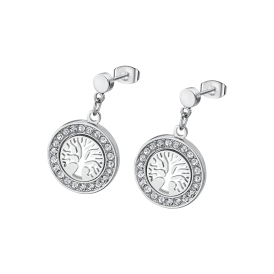 Pendientes Árbol De Vida Lotus Style Ls2181-4/1 Acero, Mujer