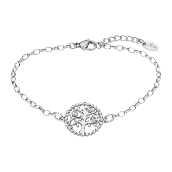 Pulsera Arbol Vida Lotus Style Ls2194-2/1 Acero Inoxidable, Mujer