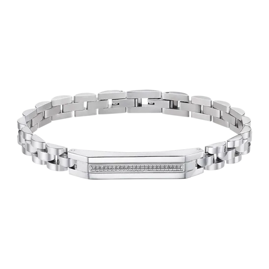 Pulsera Lotus Style Men In Black Ls2280-2/1 Acero Inoxidable, Hombre
