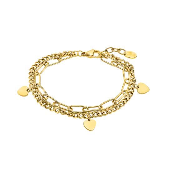 Pulsera Lotus Style Woman's Heart Ls2314-2/2 Acero Inoxidable, Mujer