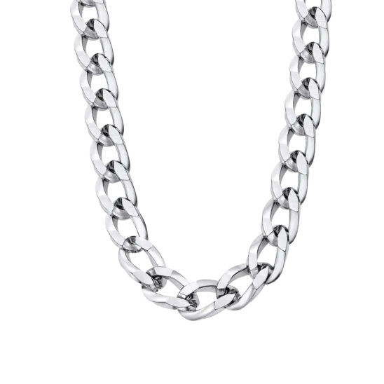 Collar Lotus Style Men In Black Ls2361-1/1 Acero Inoxidable, Hombre