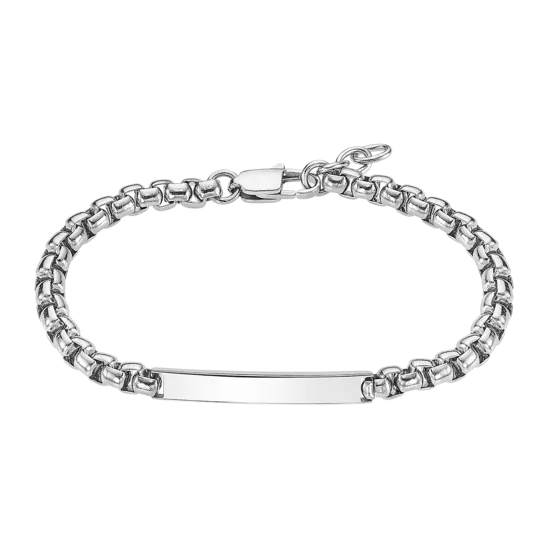 Pulsera Lotus Style Men In Black Ls2365-2/1 Acero Inoxidable, Hombre